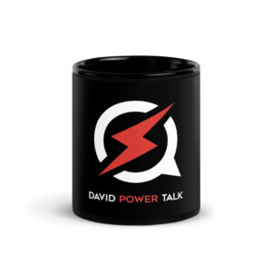 David Power Talk — Icon Logo 11oz Mug (Black)