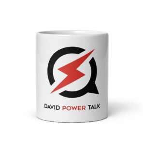 David Power Talk — Icon Logo 11oz Mug (White)