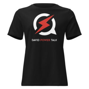 David Power Talk — Icon Logo Women's Relaxed Tee