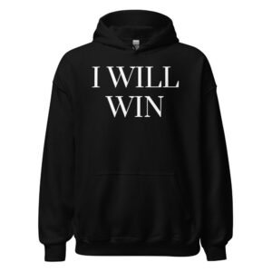 I Will Win — Serif Pullover Hoodie