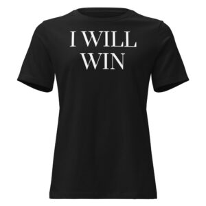 I Will Win — Serif Women's Relaxed Tee