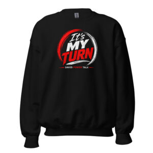 It's My Turn — Circle Badge Crewneck Sweatshirt