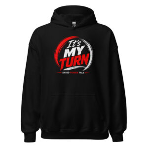 It's My Turn — Circle Badge Pullover Hoodie