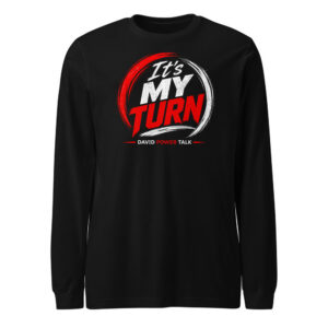 It's My Turn — Circle Badge Long Sleeve Tee