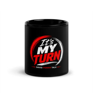 It's My Turn — Circle Badge 11oz Mug (Black)