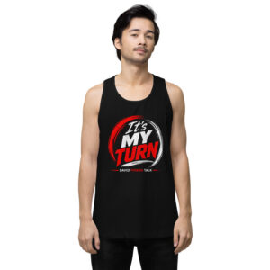 It's My Turn — Circle Badge Tank Top