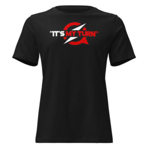 It's My Turn — Lightning Logo Women's Relaxed Tee