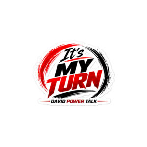 It's My Turn — Swoosh Kiss-Cut Sticker
