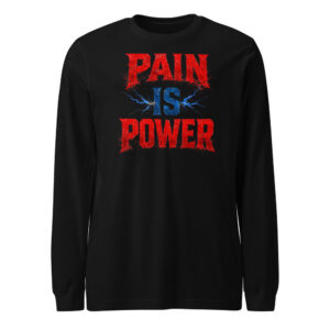 Pain Is Power — Lightning Long Sleeve Tee