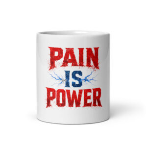Pain Is Power — Lightning 11oz Mug (White)