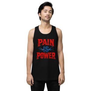 Pain Is Power — Lightning Tank Top