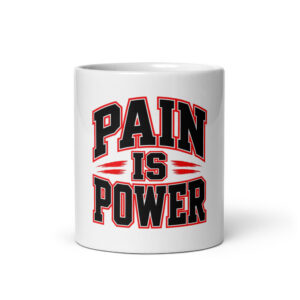 Pain Is Power — Varsity 11oz Mug (White)