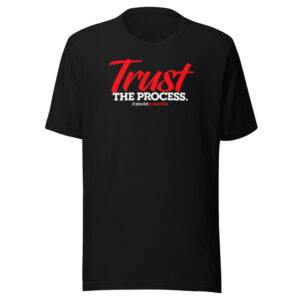 Trust The Process — Red Brush Tee