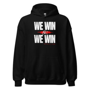 We Win or We Win — Block Pullover Hoodie